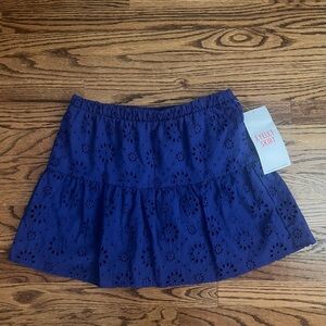NWT Celebrity Pink Blue Bubble Cotton Mini Skirt - Medium
